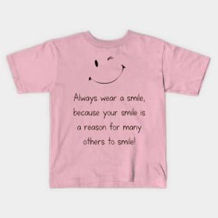 quote of the day Kids T-Shirt